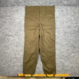 Czech Army M-85 Military‎ Surplus Olive Drab Cargo Pants High Rise 37x31 172